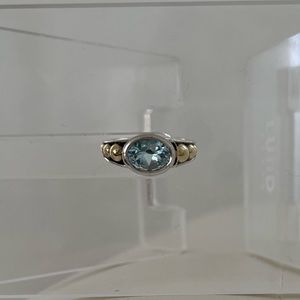 Lagos Ring with Blue Topaz